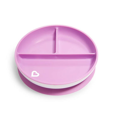 munchkin(マンチキン) たべたくなーる 吸盤付きプレート ライトパープル